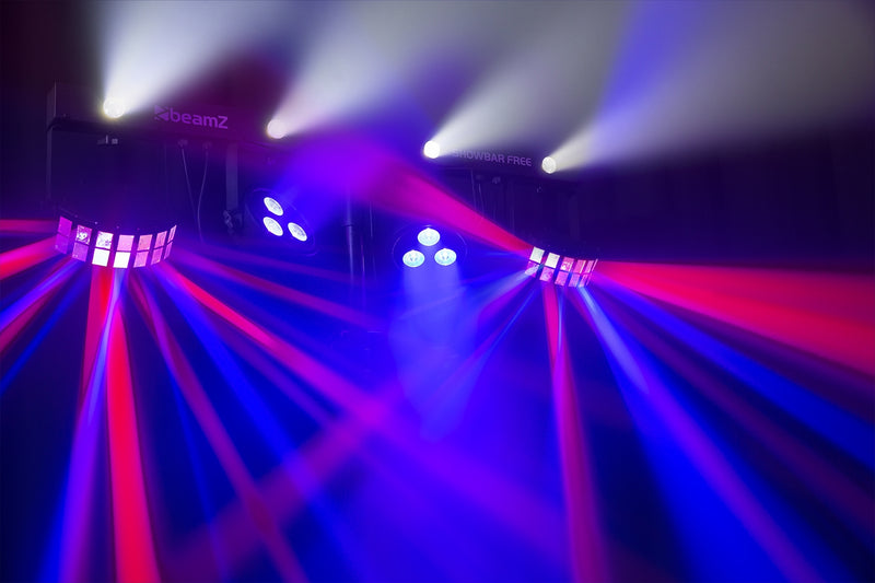 Beamz SHOWBAR FREE 2x Par 2x Derby and Strobe