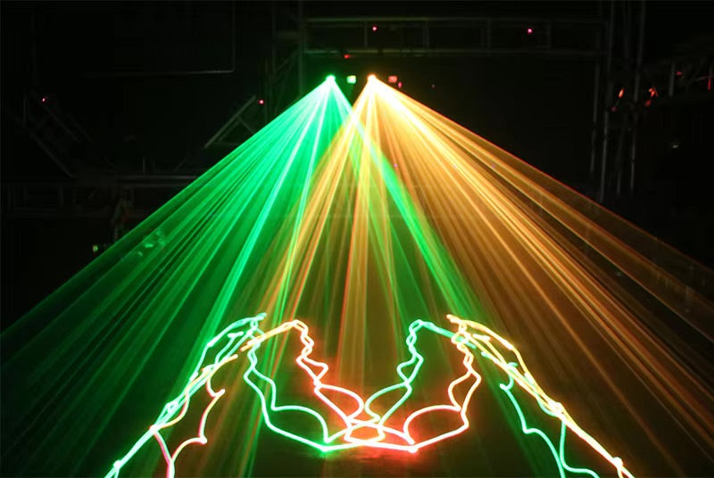 4-Ray RGB Laser Light