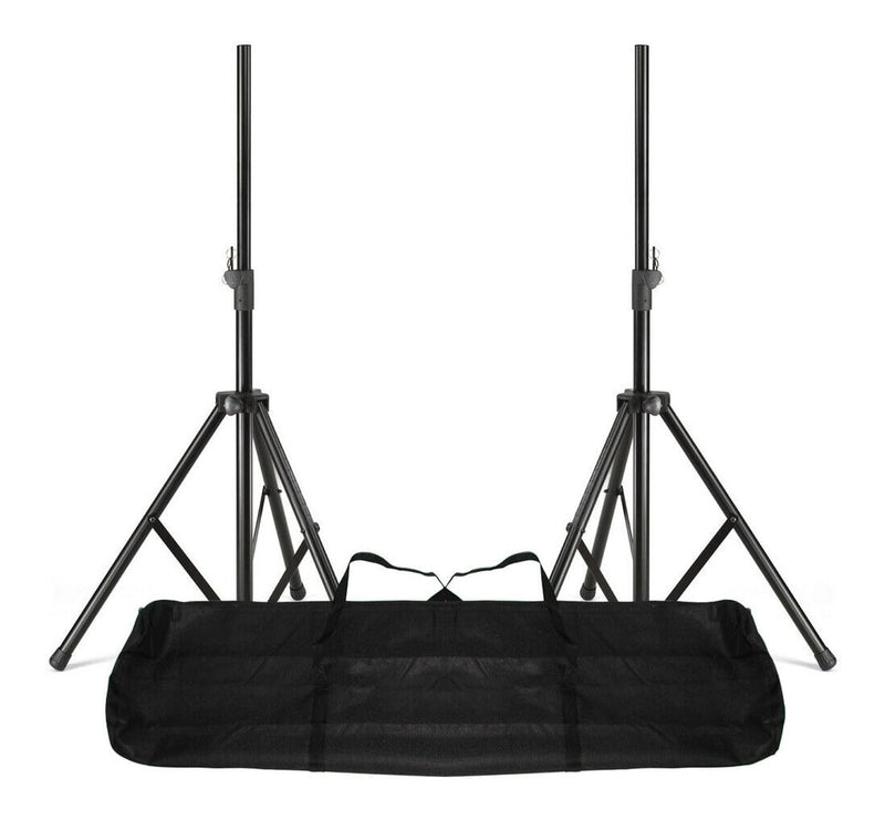 Vonyx Speaker Speaker Stand Pair with Carry Bag
