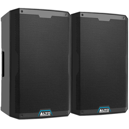 Alto Powered 15 Inch PA Speaker 2500W with BT *PAIR*