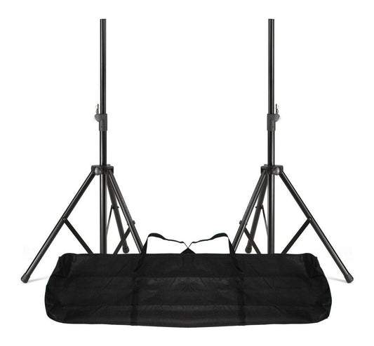 Vonyx Speaker Speaker Stand Pair with Carry Bag